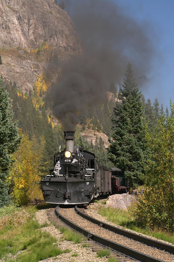 Durango Silverton Narrow Gauge Railroad Pass Photograph by Cynthia ...