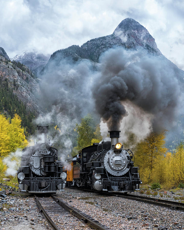 Durango Silverton Train Photograph by Angela Moyer