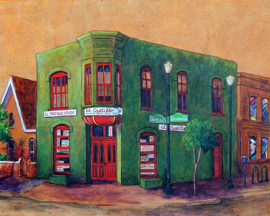 Cityscape Painting - Duranguito, El Paso TX by Candy Mayer