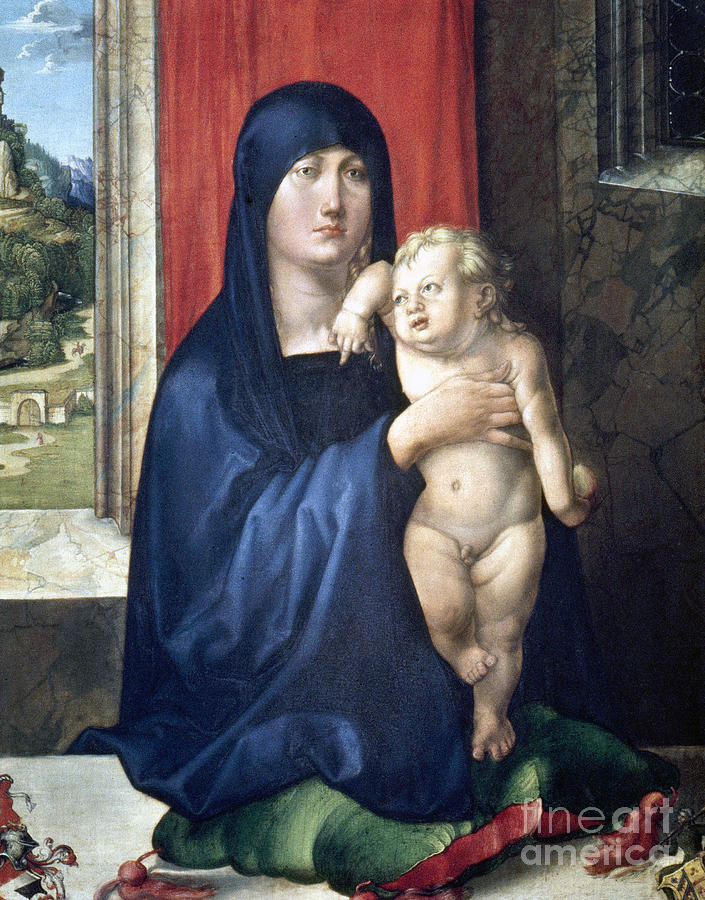 Durer: Madonna & Child Photograph by Granger