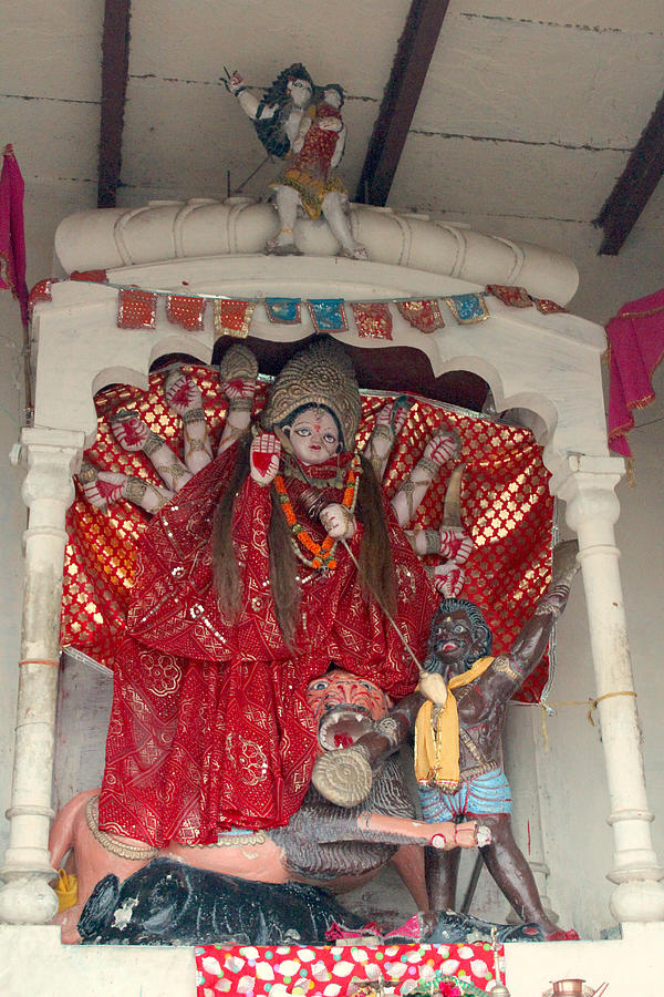 Durga on the Yamuna, Vrindavan Photograph by Jennifer Mazzucco