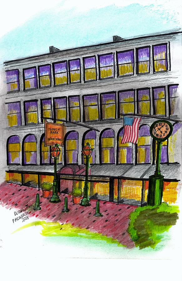 Durgin Park Bosotn Drawing by Paul Meinerth