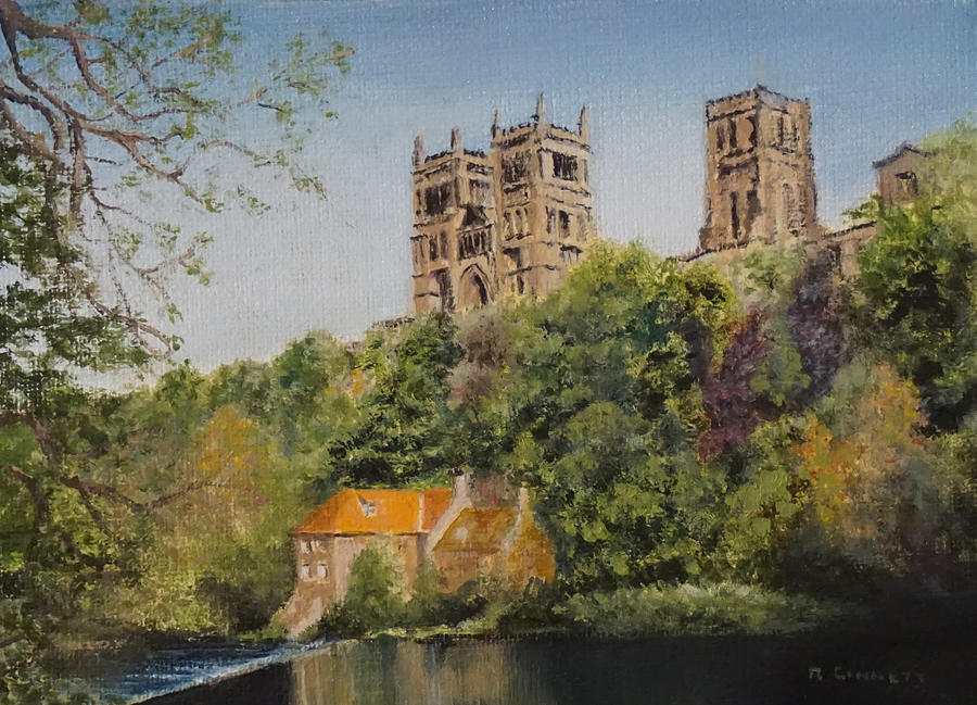 Durham Cathedral Painting by Richard Ginnett