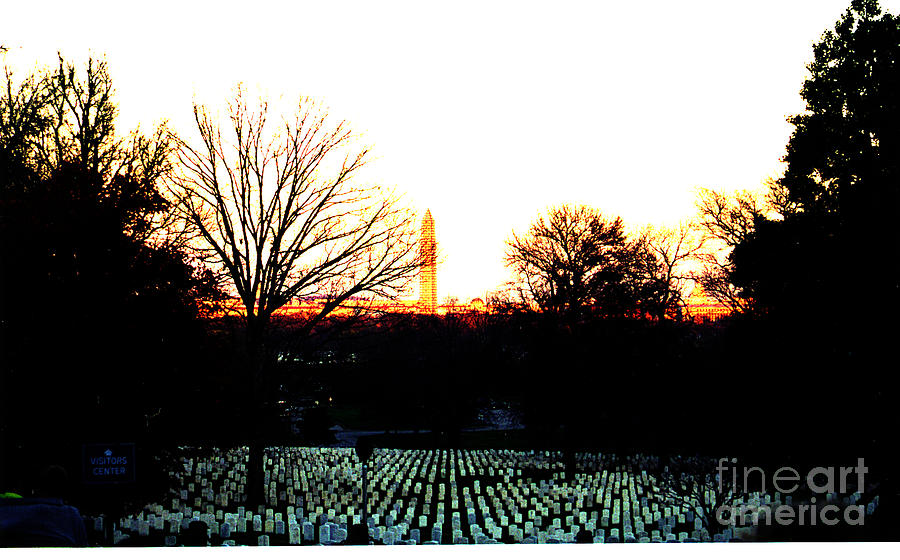 Dusk At Arlington Cemetery Photograph by Clayton Bruster