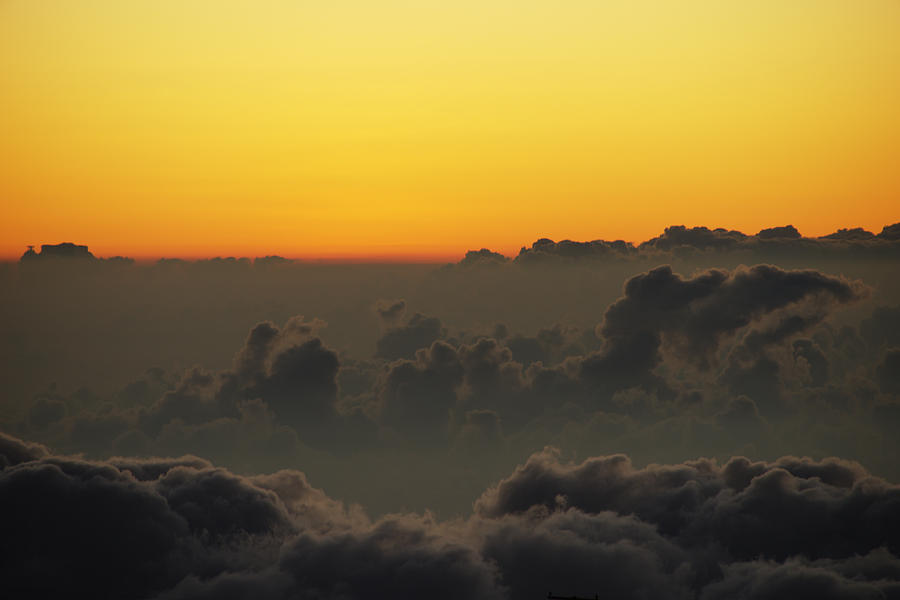 Sunset Photograph - Dusk at Haleakala by Jennifer Ancker