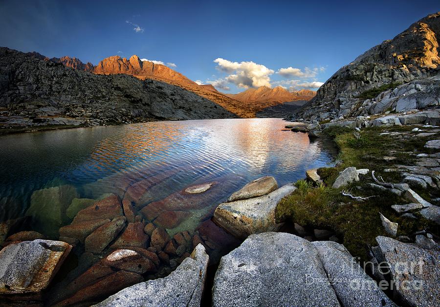 Dusk at Lower Palisade Lake - John Muir Trail Photograph by Bruce ...