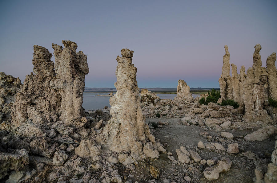Dusk at Mono Lake Photograph by Margaret Pitcher