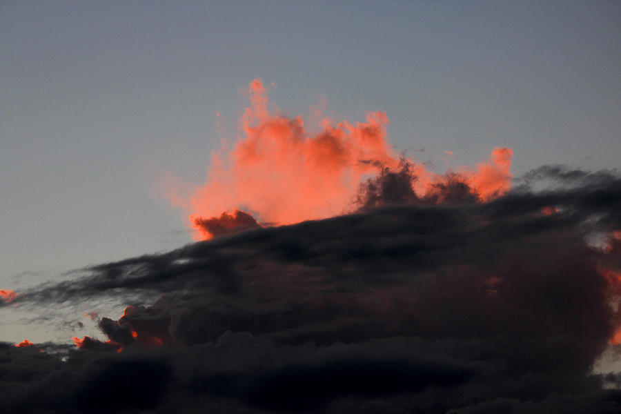Sunset Photograph - Dusk Eruption by Kim Cellon