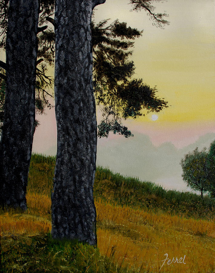 Sunset Painting - Dusk by Ferrel Cordle