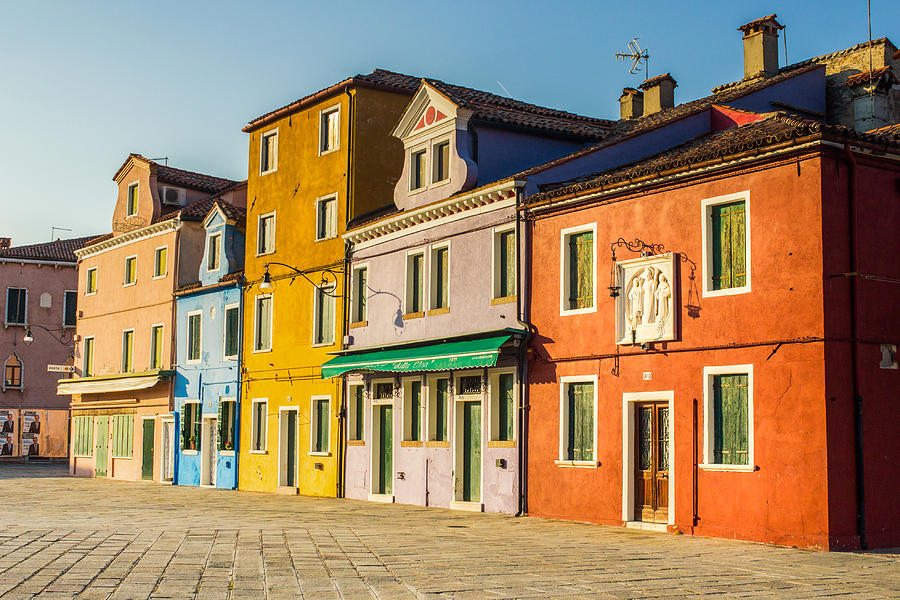 Dusk in Burano Photograph by Lisa Lemmons-Powers