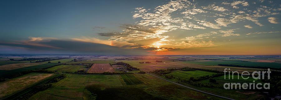 Sunset Photograph - Dusk in the Heartland by Patrick Ziegler
