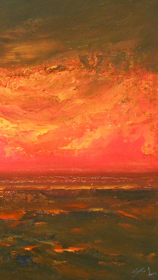 Dusk Painting by Jane See