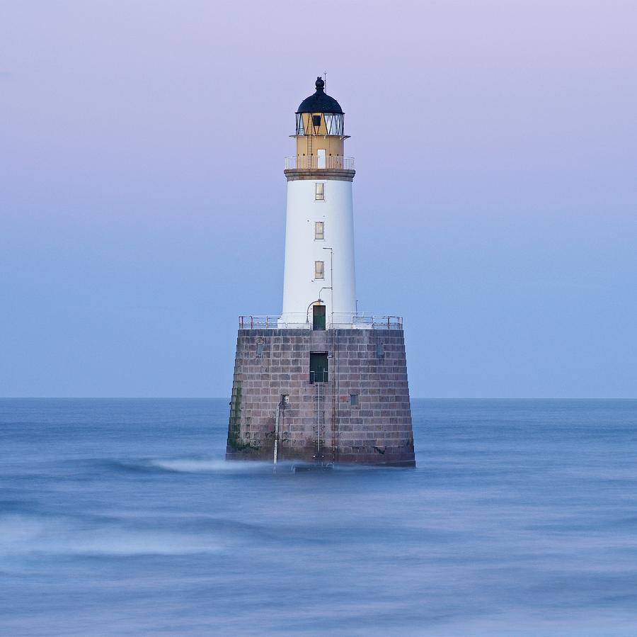 Dusk looking to Rattray Head Lighthouse Photograph by Stephen Taylor