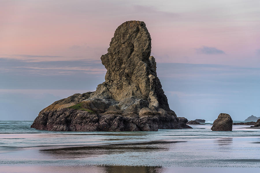 Dusk of the Bandon Sea Stack Photograph by Greg Nyquist