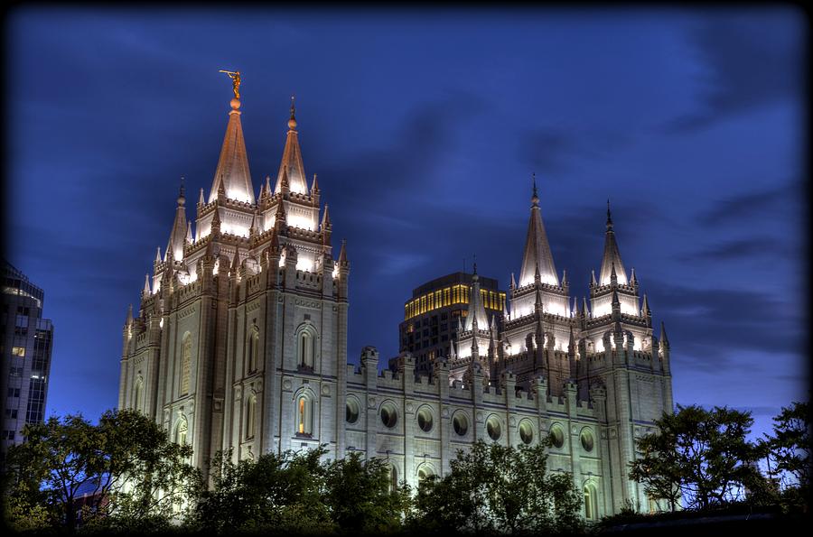 Dusk On Temple Grounds Photograph by Michael Morse - Fine Art America