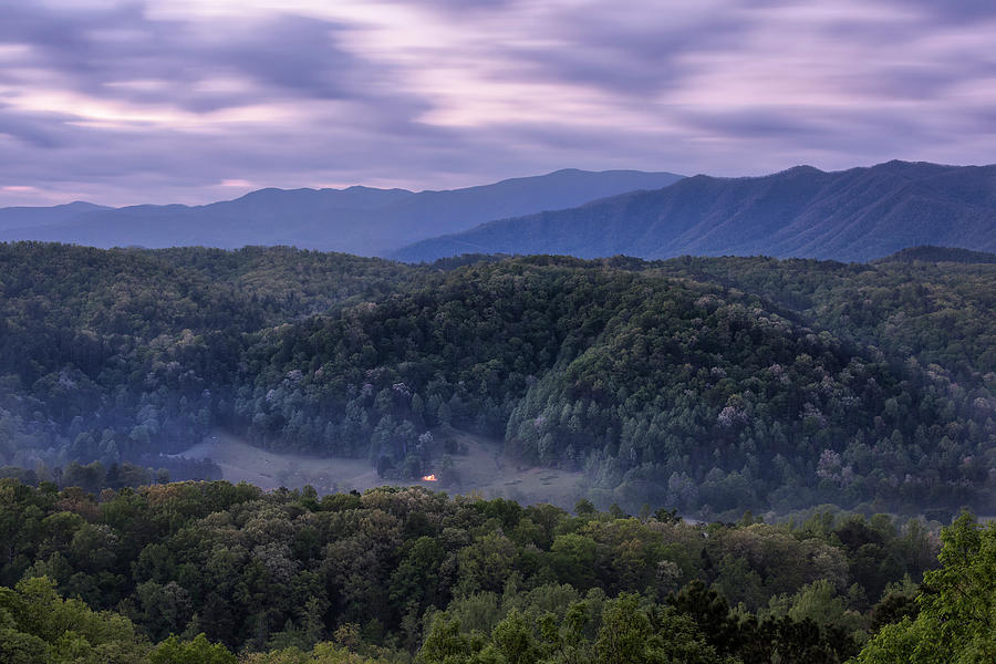 Dusk on the Parkway Photograph by Jon Glaser