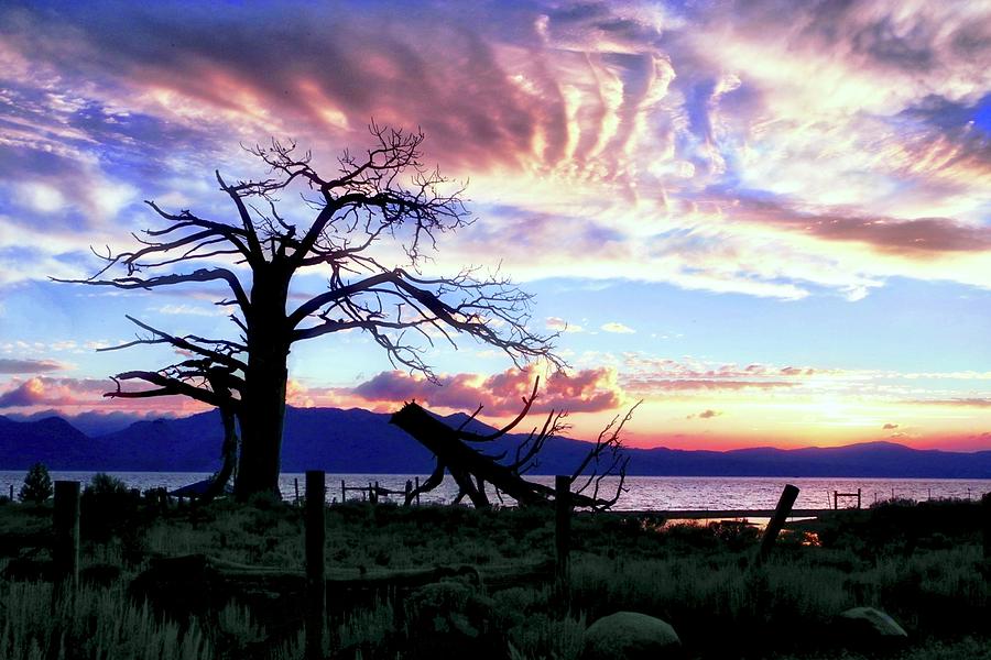 Dusk Over Lake Tahoe Photograph by Kirsten Giving