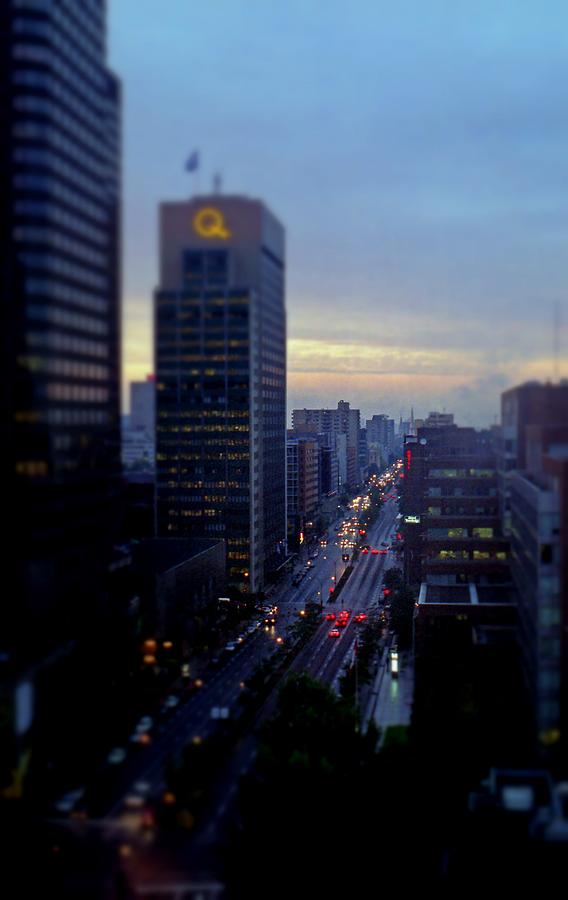 Dusk View From My Suite Photograph by Rodney Lee Williams