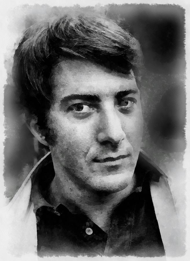 Dustin Hoffman by John Springfield Painting by Esoterica Art Agency ...