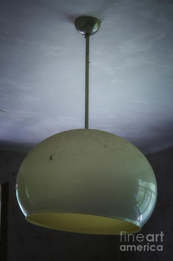 Dusty Glass Ceiling Lamp Photograph