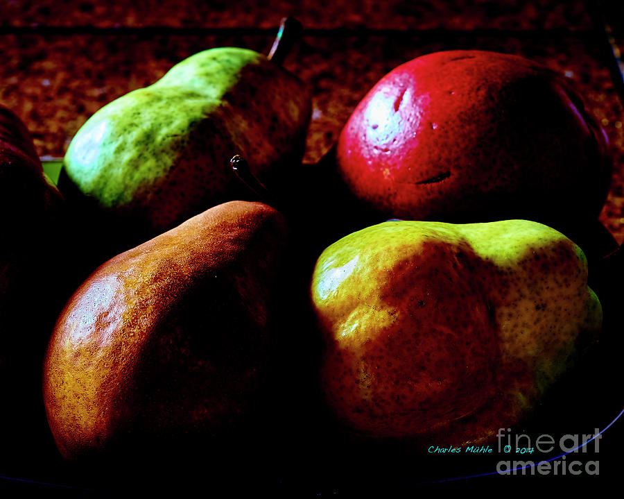 Dutch Pears Photograph by Charles Muhle