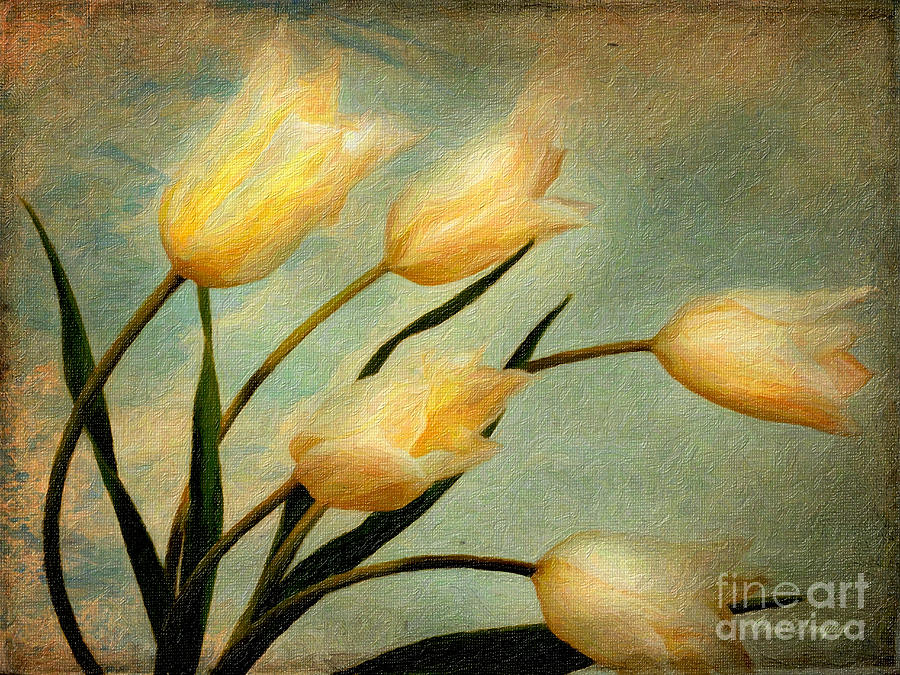Dutch Tulips Painting by Chris Armytage
