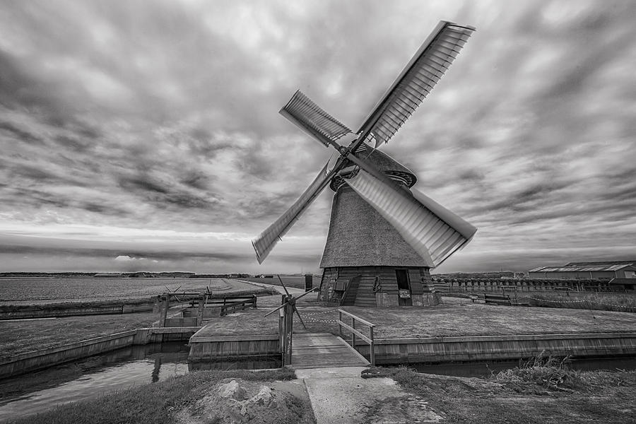 Dutch Windmill Photograph by Alex Hiemstra
