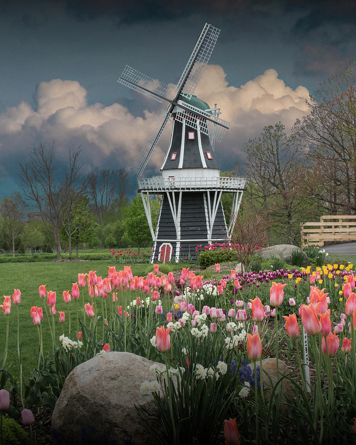 Dutch Windmill on Windmill Island in Holland Michigan Photograph by Randall Nyhof