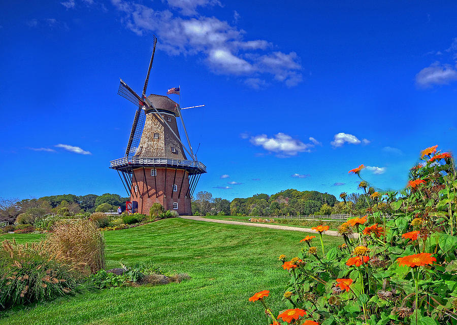 Dutch Windmill Photograph by Rodney Campbell