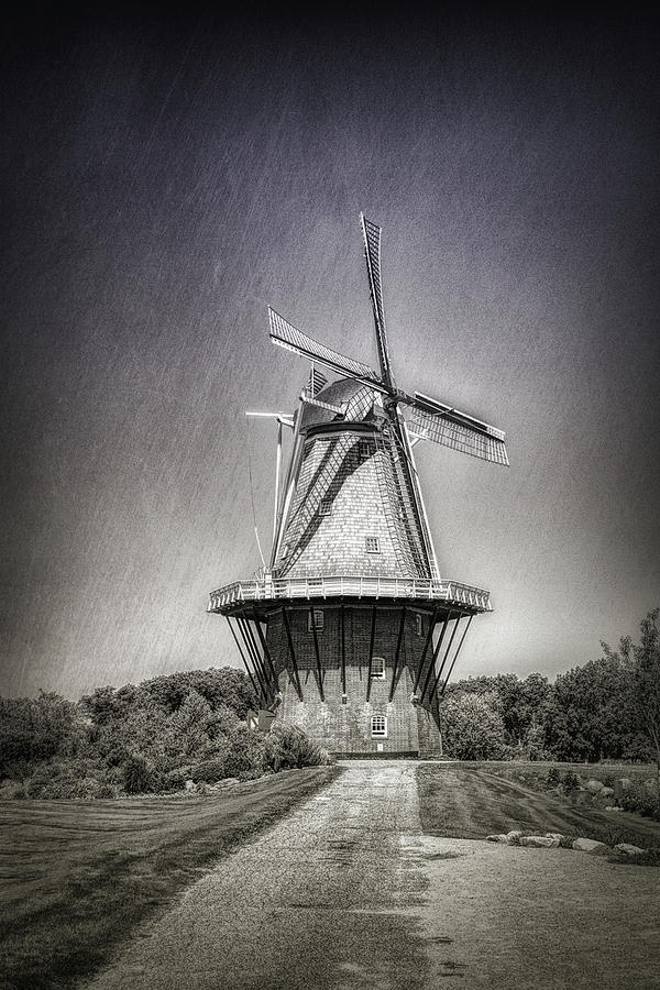 Architecture Photograph - Dutch Windmill by Tom Mc Nemar