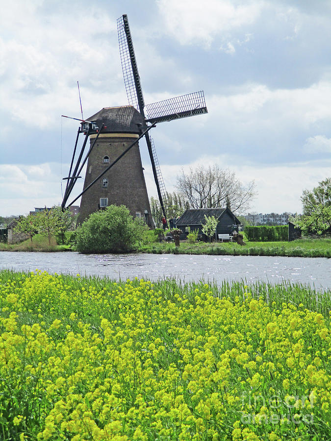 Dutch Windmills 36 Photograph by Randall Weidner