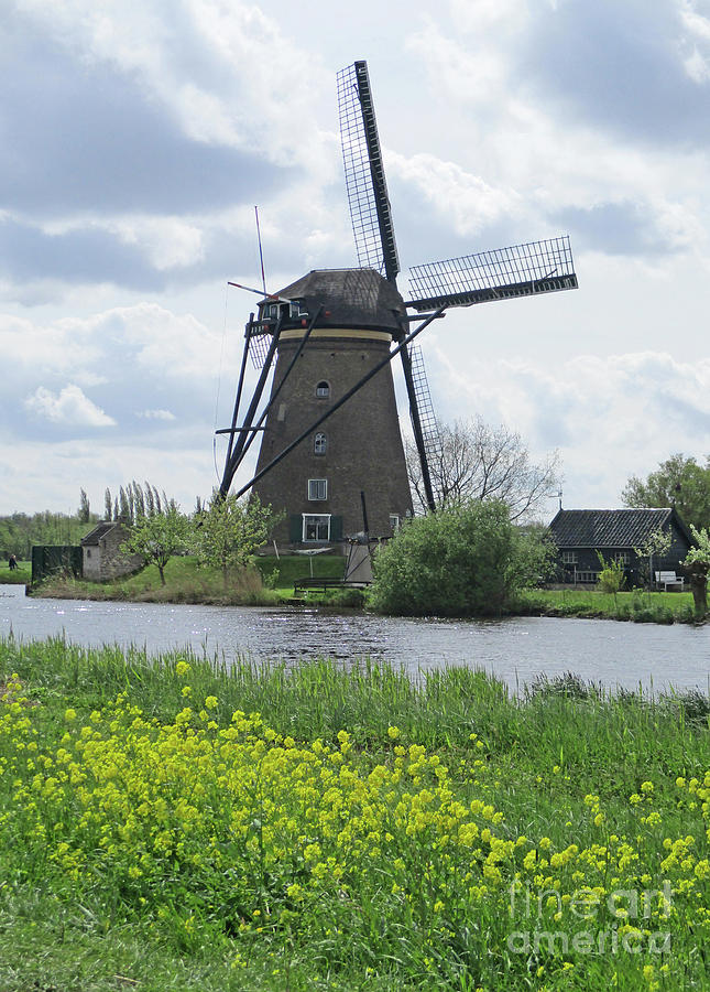 Dutch Windmills 39 Photograph by Randall Weidner