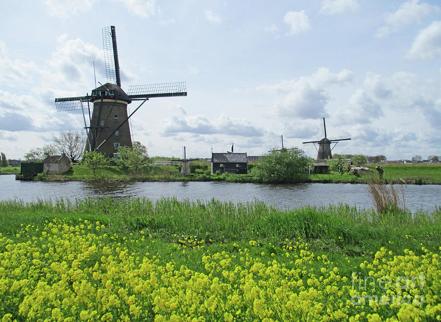 Dutch Windmills 40 Photograph by Randall Weidner