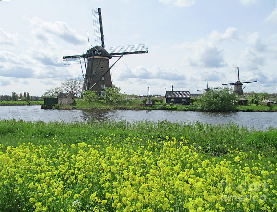 Dutch Windmills 42 Photograph by Randall Weidner