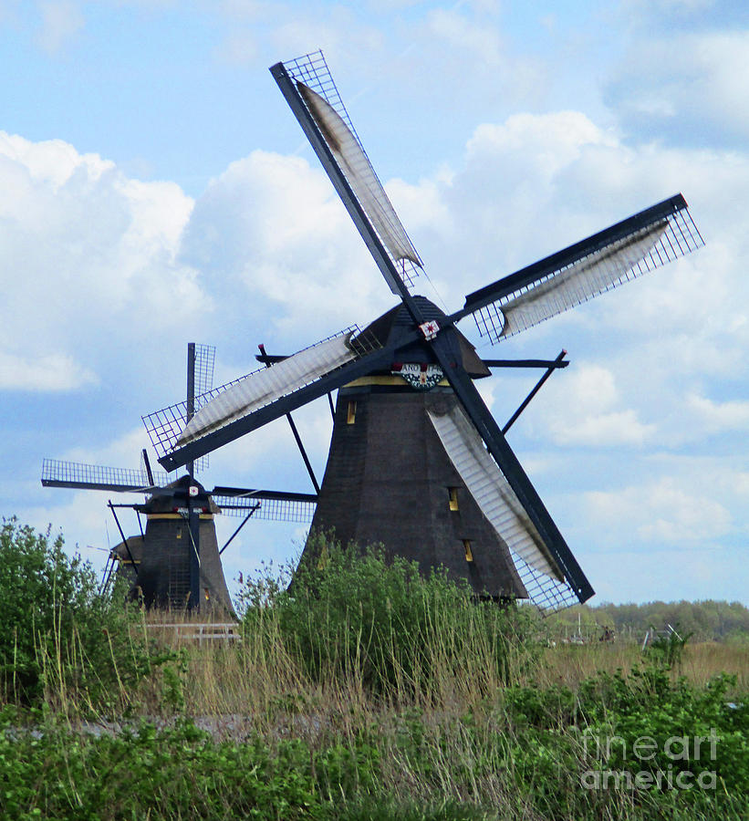Dutch Windmills 44 Photograph by Randall Weidner