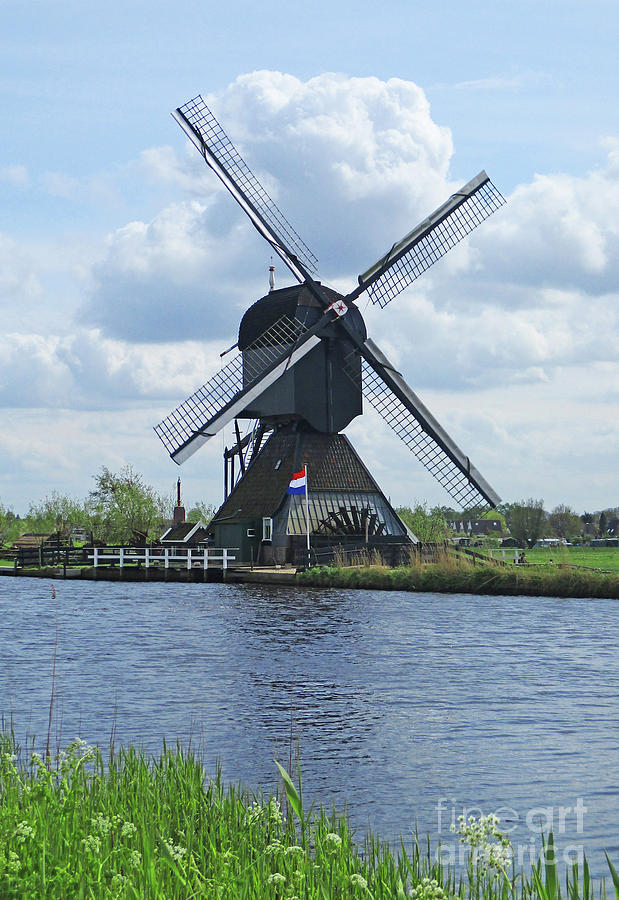 Dutch Windmills 52 Photograph by Randall Weidner