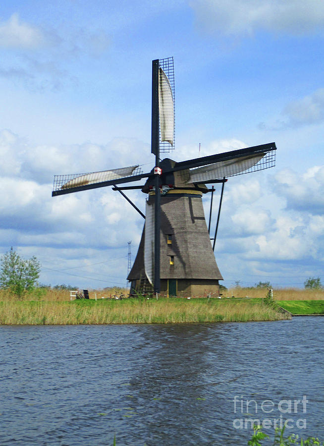 Dutch Windmills 53 Photograph by Randall Weidner