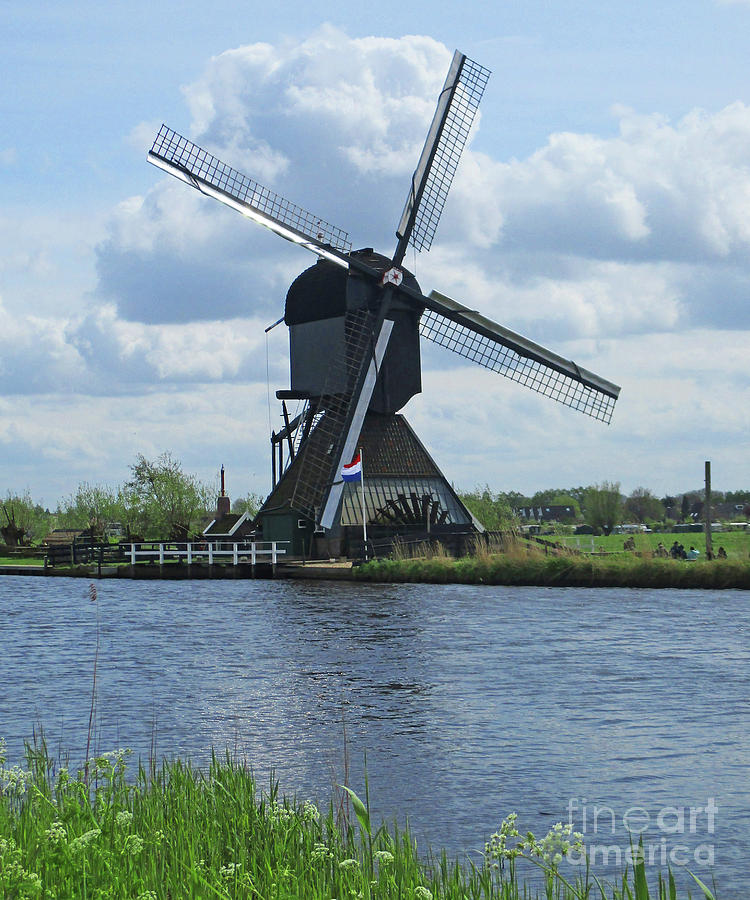 Dutch Windmills 54 Photograph by Randall Weidner
