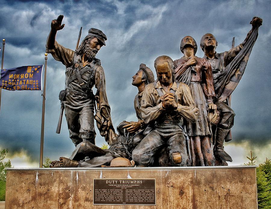 Duty Triumphs Monument  Photograph by Buck Buchanan