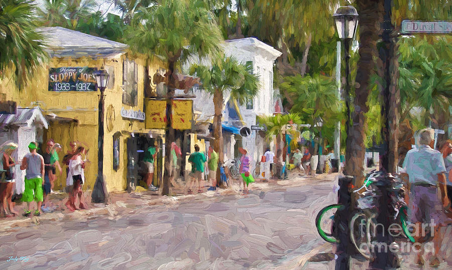 Duval Street Edition 2 Painting by Judy Kay