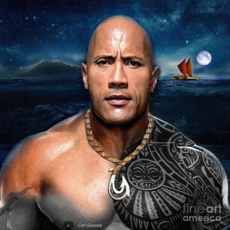 Dwayne the Rock Johnson by Carl Gouveia