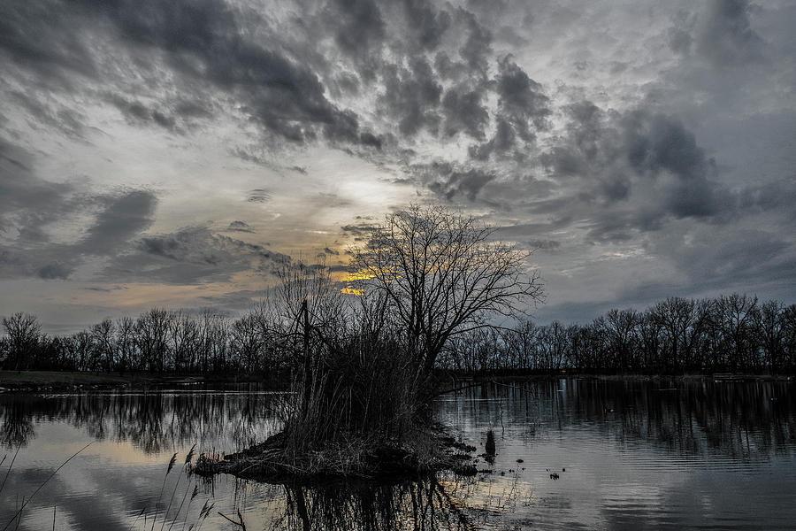 Dwight, Illinois Lions Lake Photograph