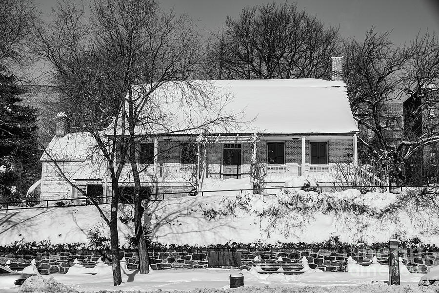 Dyckman House Winter Photograph by Cole Thompson