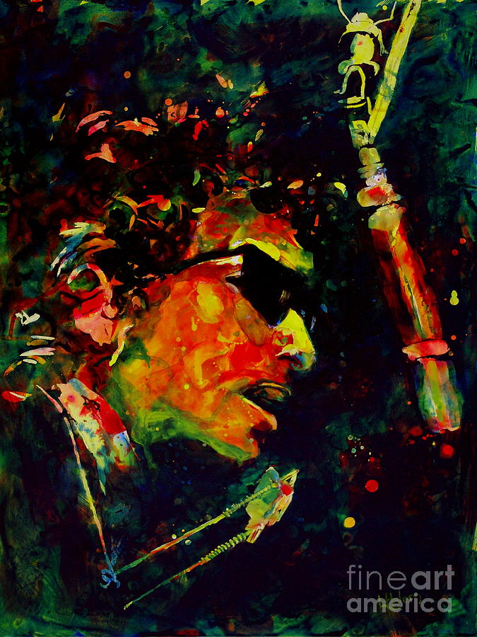 Bob Dylan Painting - Dylan by Greg and Linda Halom