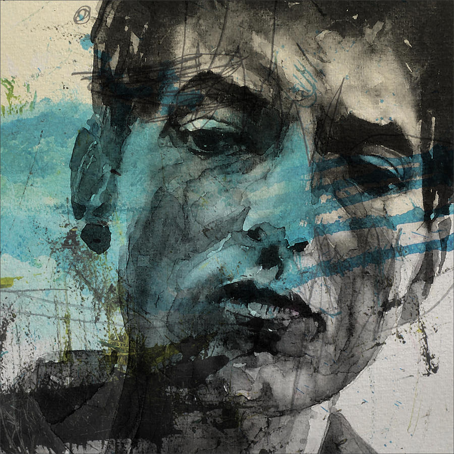 Bob Dylan Mixed Media - Dylan - Retro  Maggies Farm No More by Paul Lovering