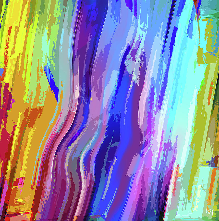 Dynamic Abstract Painting Digital Art by Law Rider