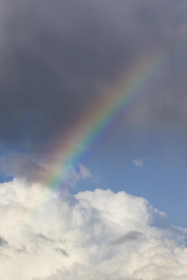 Dynamic Clouds and a Random Rainbow Photograph by Matt McDonald