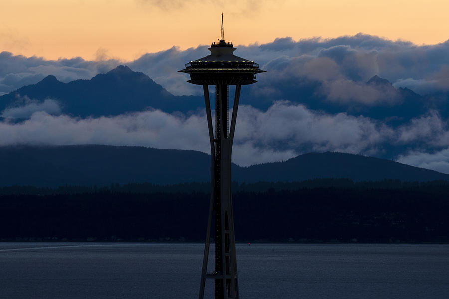 Dynamic Seattle Sunset Photograph by Matt McDonald