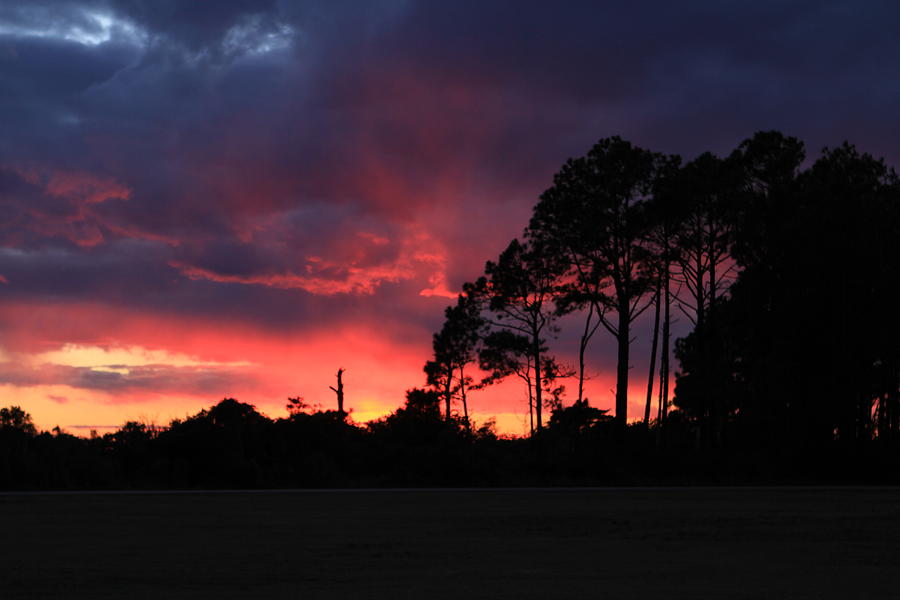 Dynamic Sunset in Nags Head, NC Photograph by Karen Ruhl