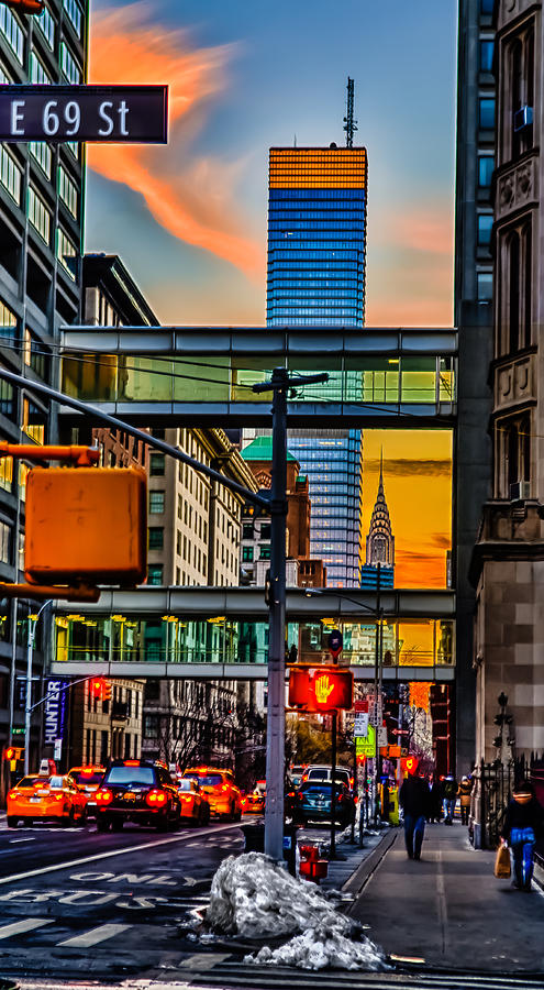 Sunset Photograph - E 69th St. by Mike Berry